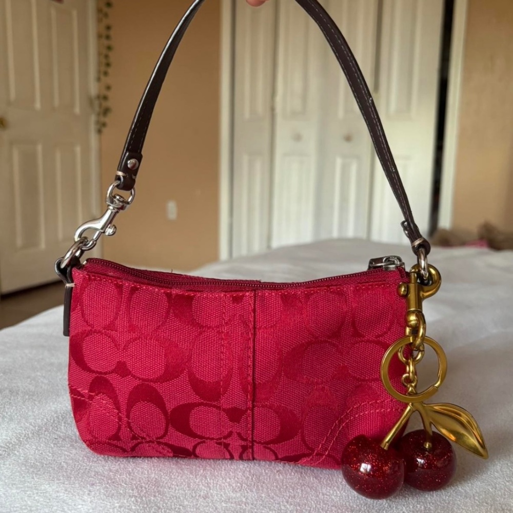 ISO Red Coach Mini Bag